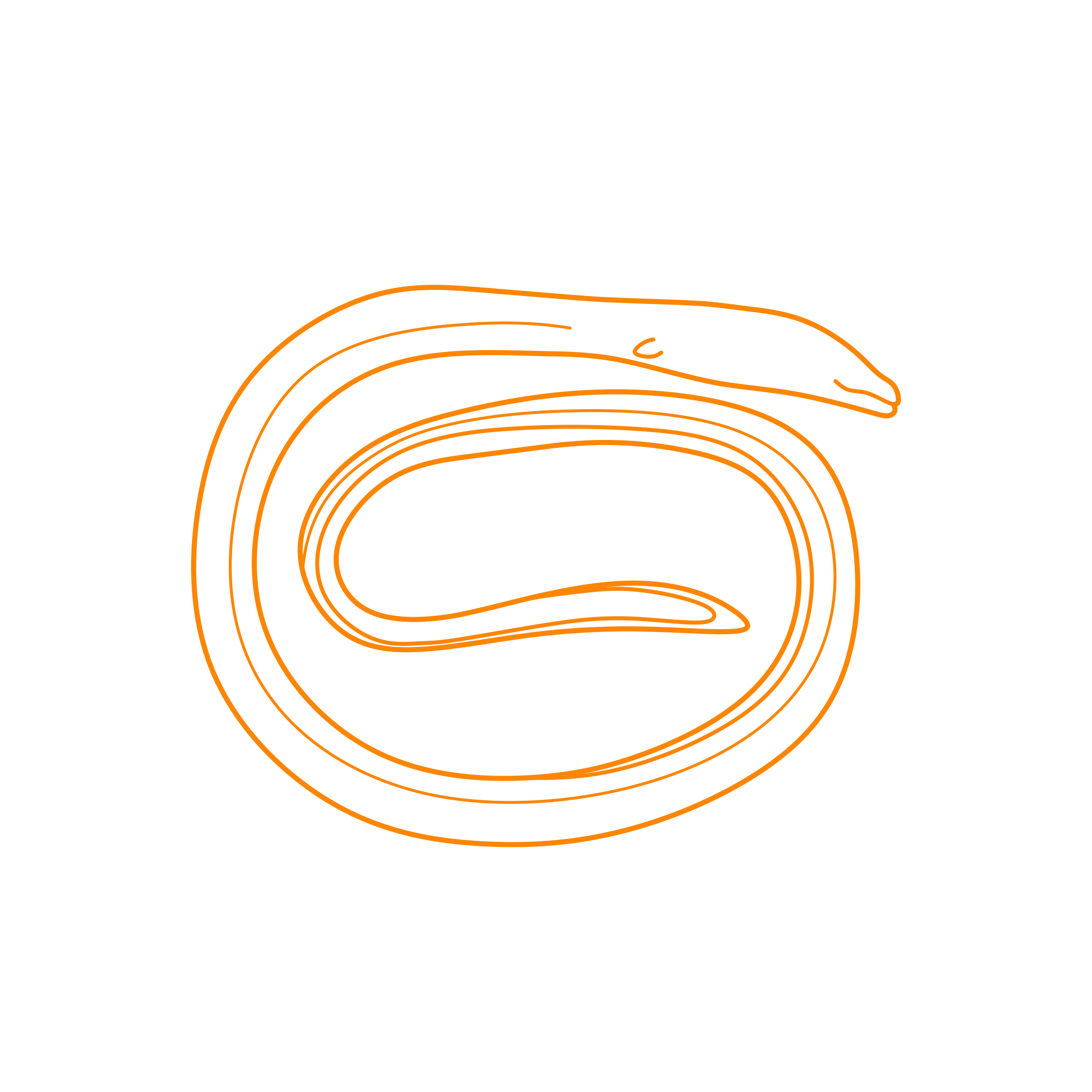 Animals Eels Slender Giant Moray Outline Svg Vector Free Vectors